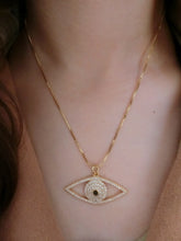 Eye sparkle Gold necklace