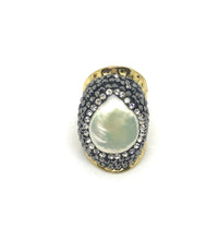 Pearl ring you Gold