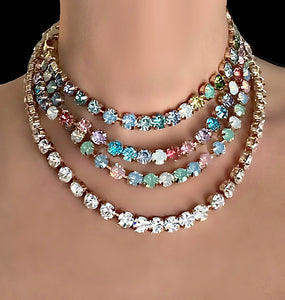 Pastello crystal necklace
