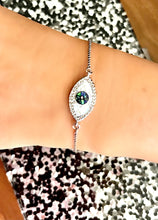Eye trust you Silver bracelet
