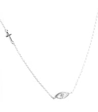 Silver protection necklace