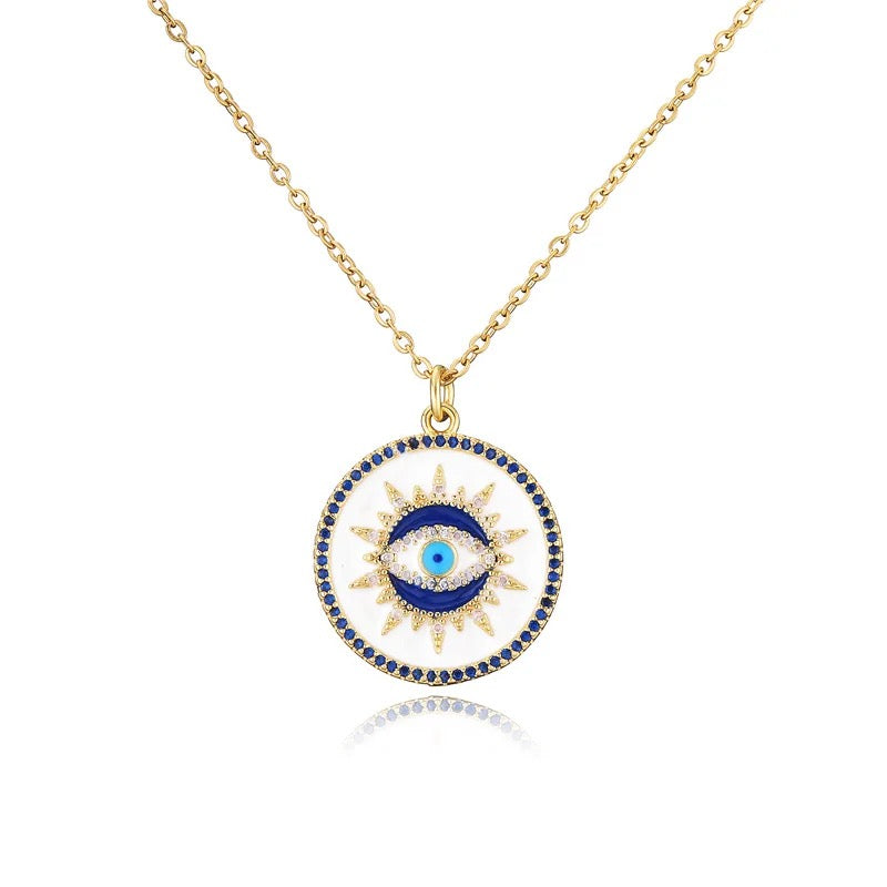 Artemis evil eye pendant