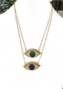 Large Pretty Blue eye pendant