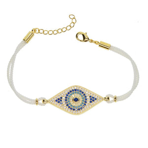 Santorini evil eye bracelet
